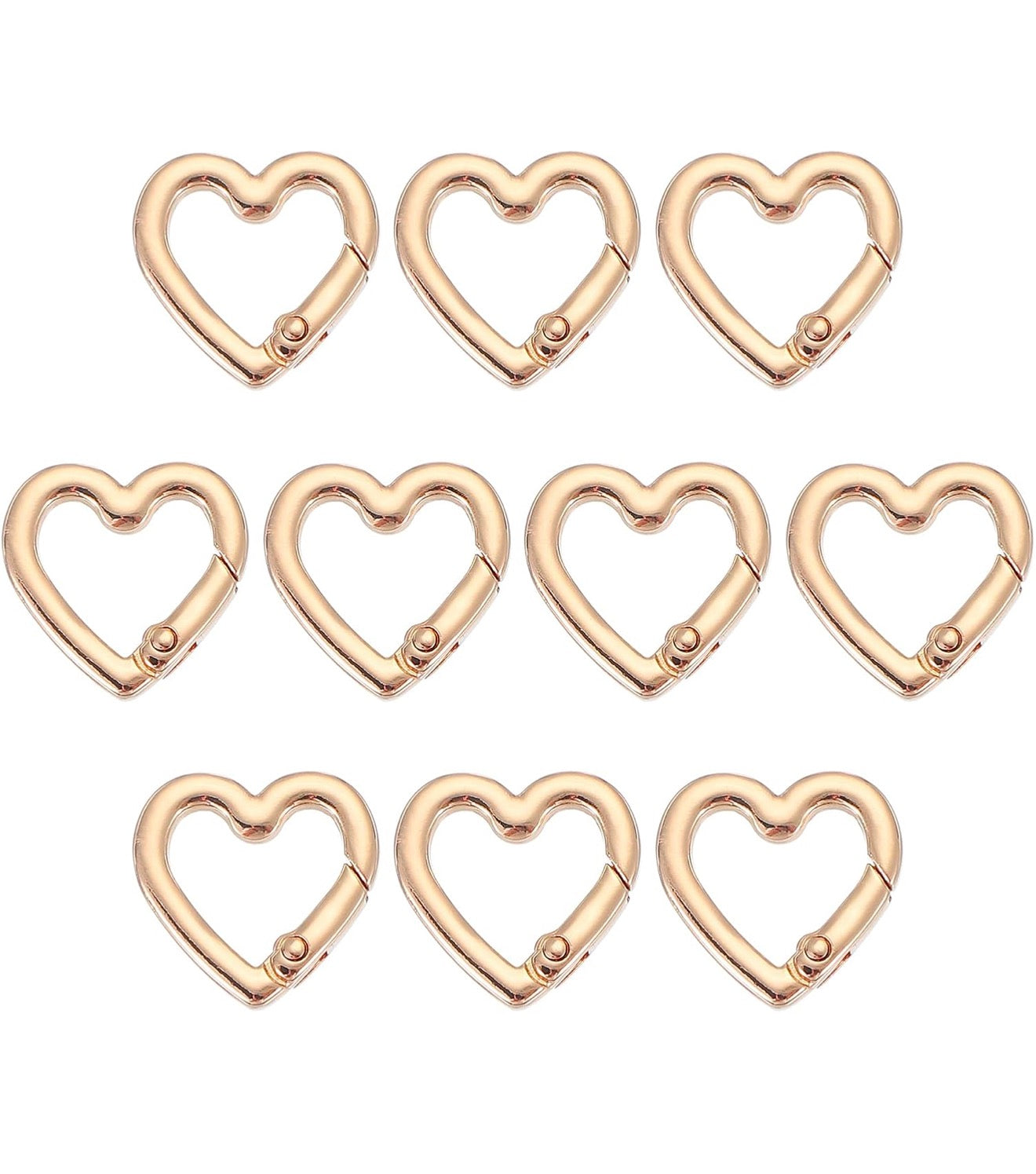 Heart Split Rings