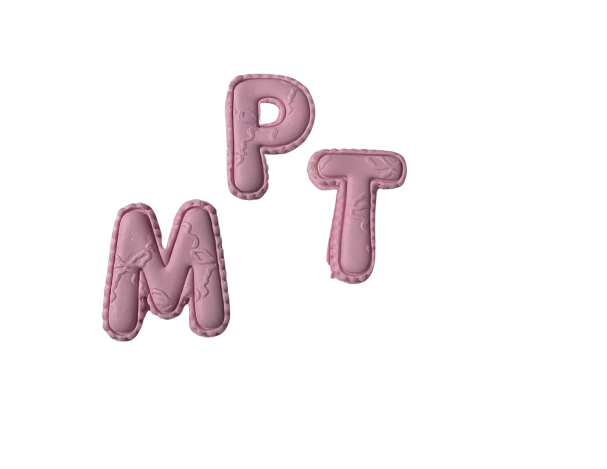Scallop Alphabet Letters